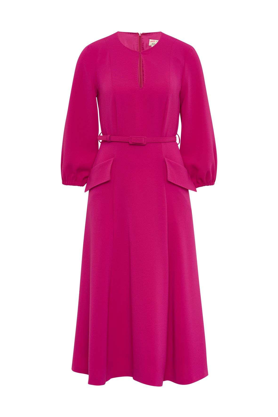 Maison Common Midi Kleid mit Gürtel