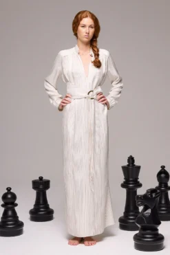 ANTONIA ZANDER Beryll Dress in Beige