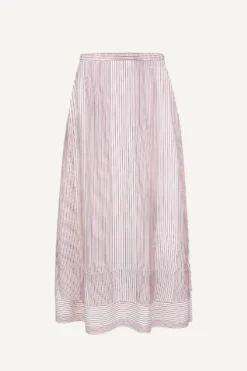 ANTONIA ZANDER Joyce Skirt in Ecru/Red