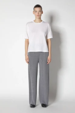 SMINFINITY – Extra Fine T-Jumper in Luna | Feinstrick-Merino-Pullover