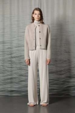 SMINFINITY – Pure Eaton Jacket in Stone | Cashmere Jacke