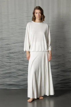 SMINFINITY – Fluid Circle Skirt | Seiden-Leinen-Rock