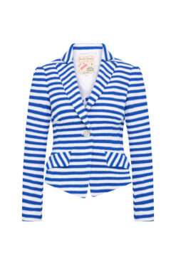 MAISON COMMON Gestreifter Kurzblazer mit Struktur