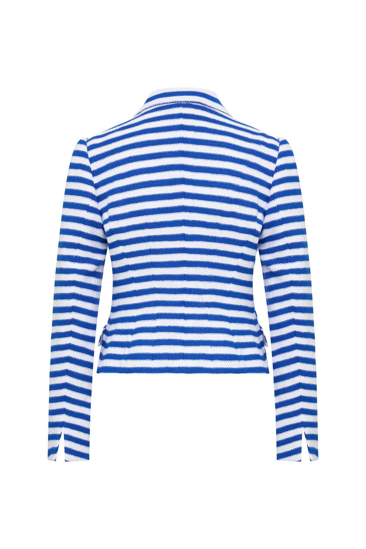 MAISON COMMON Gestreifter Kurzblazer mit Struktur – Bild 2